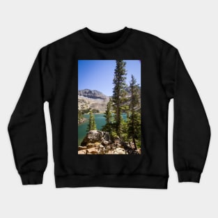 Beautiful Lake Agnes Colorado Crewneck Sweatshirt